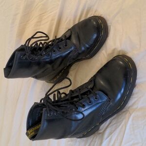 Black Doc Martens 8 Eyelet